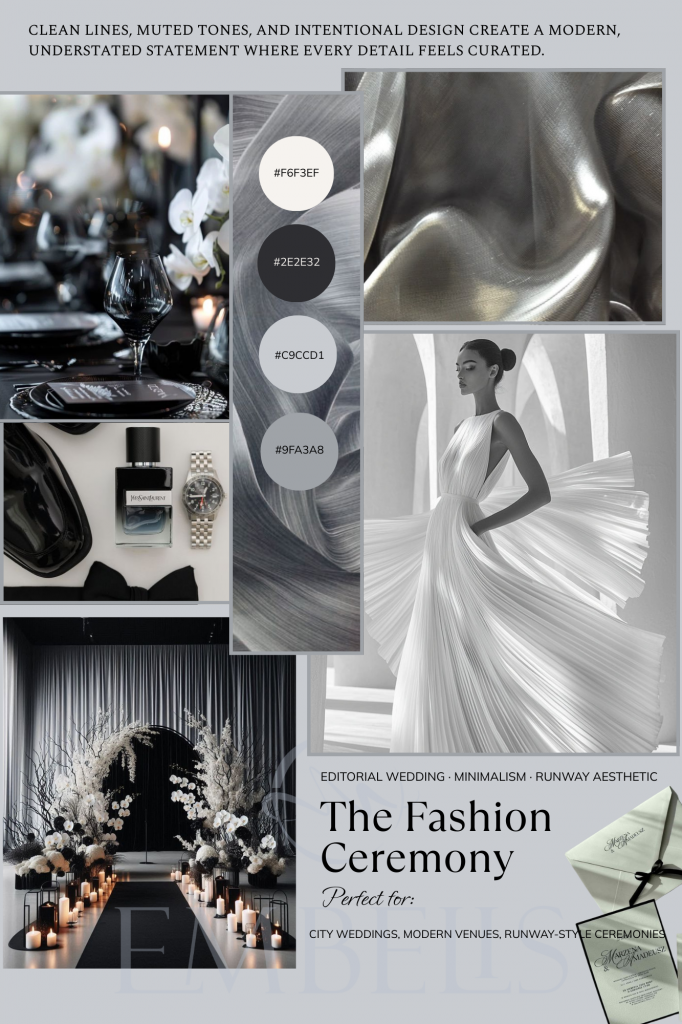The Fashion Ceremony
Minimal. Editorial. Runway-inspired.